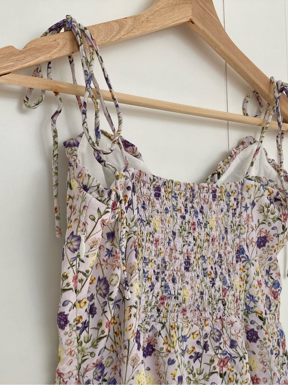 Wilfred Floral Mini Dress Size 6 - Picture 5 of 7